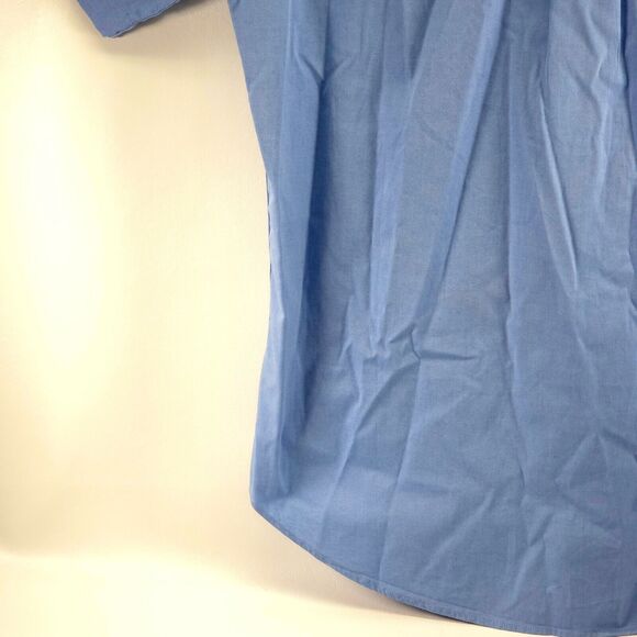 Peter Millar Med US Steel Button Down Comfort Polo Shirt Blue Country Club Golf - Picture 13 of 13